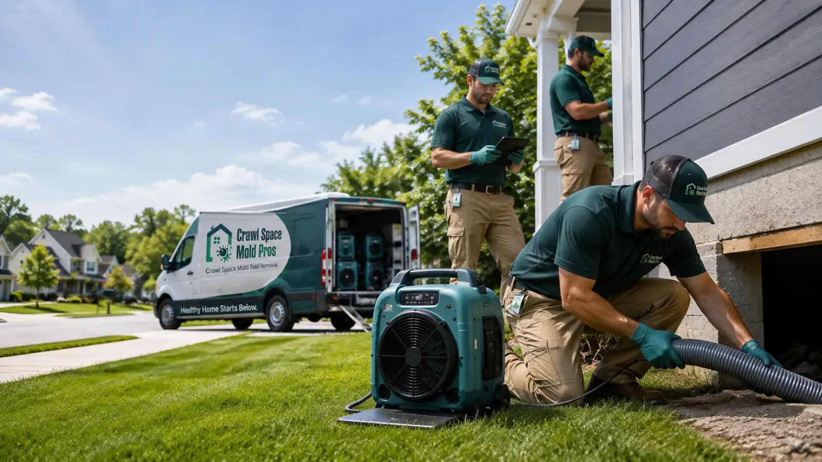 Crawl Space Mold Removal in Ritzville, WA